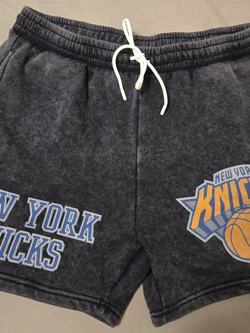 New York Knicks  Gray Athletic Shorts